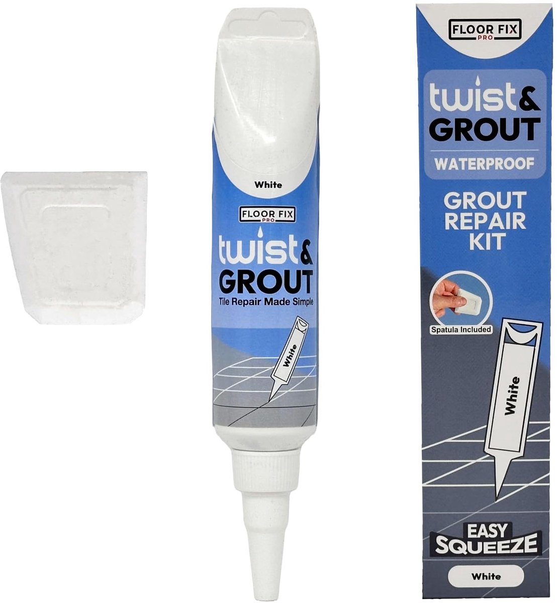 Twist & Grout Reviver - Van Floor-Fix Pro - Quick Repair For Bathroom/Shower/Kitchen Tiles - ShopVlot