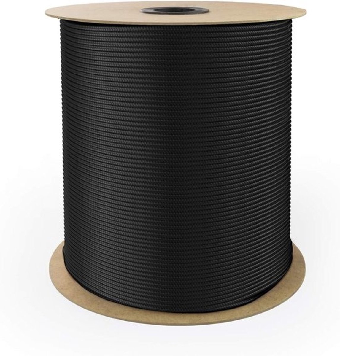 Polypropyleen touw - Gevlochten lijn - Bevestiging voor buiten - UV-bestendig - Drijvend - 4 mm - 20 meter - Zwart