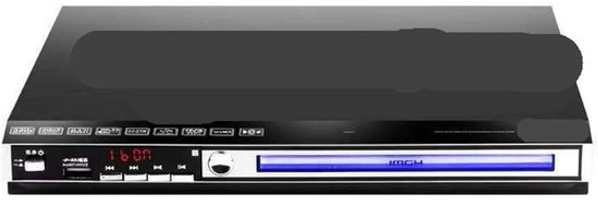 Dvd-speler - Cd-speler EVD - Voor home-entertainment - Bluetooth USB 5.0 - 26 cm - Zwart