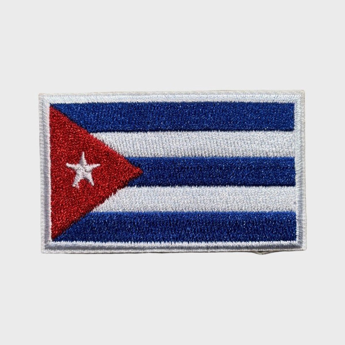 Patchy® – Cubaanse vlag Strijk Embleem Patch 6.5 x 4 cm