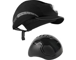 HEARMOR Lichtgewicht Hobbel Cap met Reflecterende Strepen, Ademende Baseball Cap Stijl, Hoofdbescherming Harde Hoed - ShopVlot
