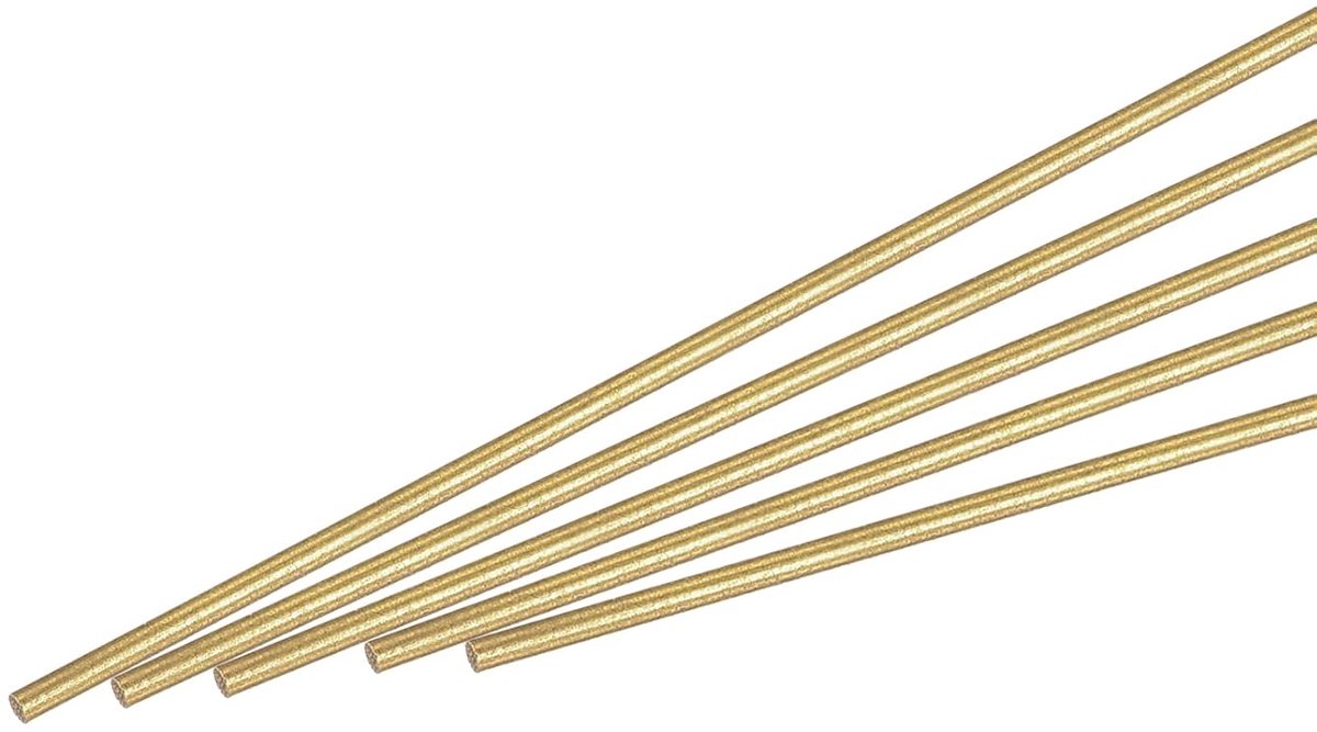 sourcing map 20pcs Brass Rod Brass Solid Round Rod 1mm Diameter. 250mm Length Swivel Rod for RC Model DIY Crafts - ShopVlot