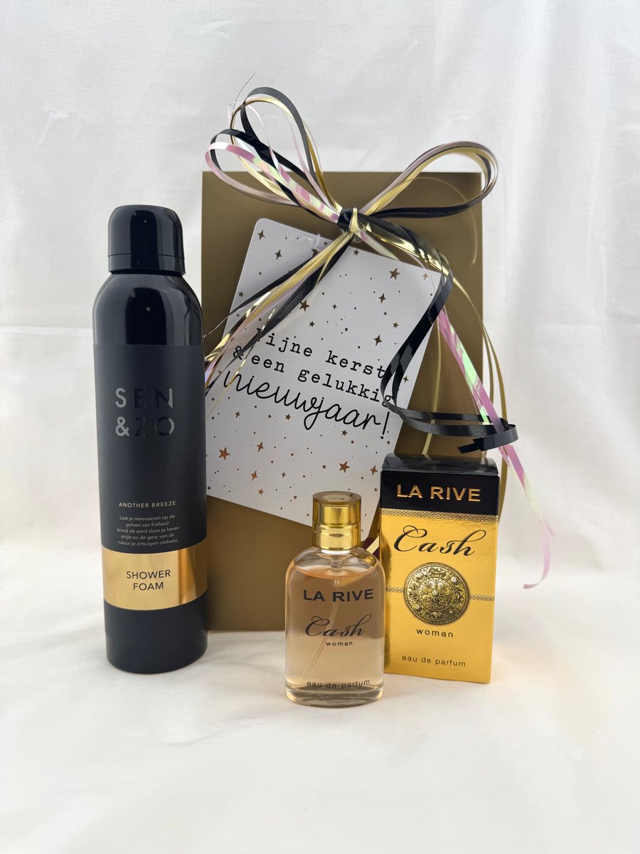 Kerst •Cadeaupakket Dames• Sen&Zo Gold - Cadeau voor Vrouwen - Perfect Gifts