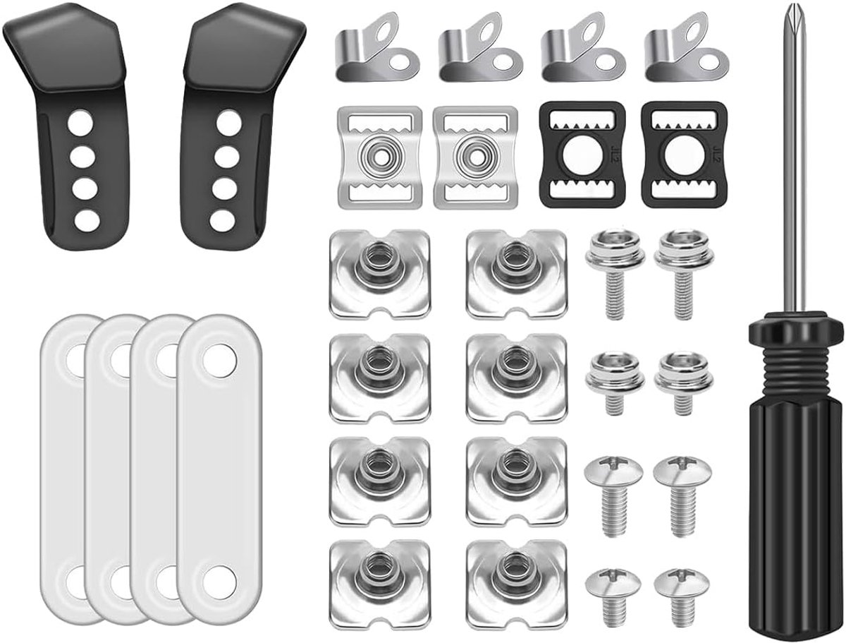 Rugby Baseball Hockey Softball Helm Reparatie Kit - 31-delige Set - Vervangingsschroeven - ShopVlot