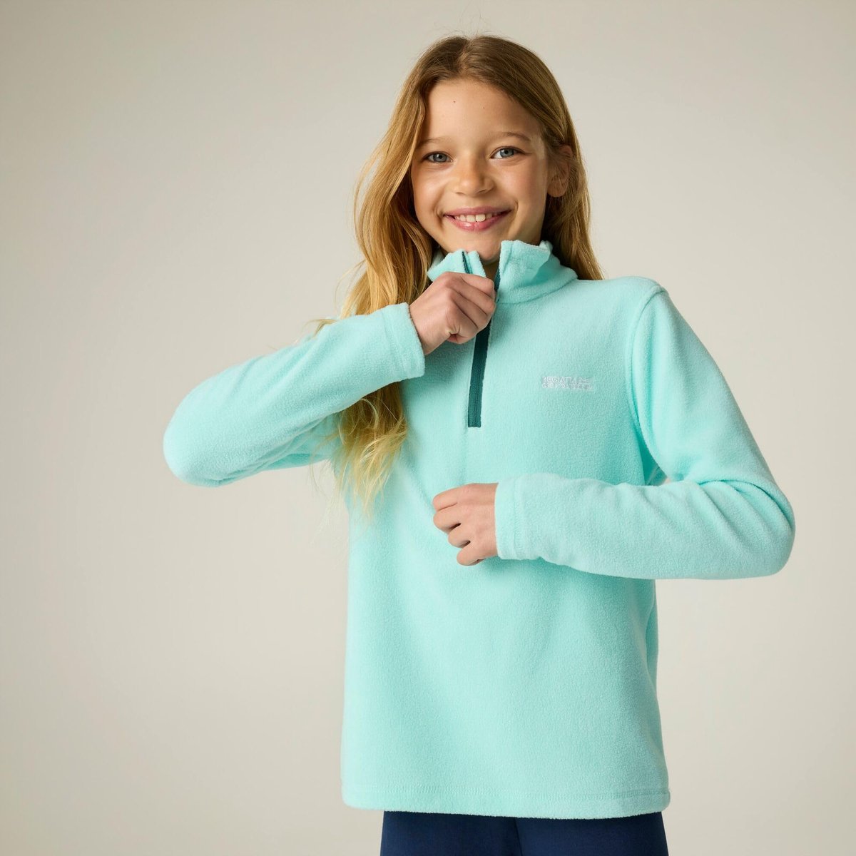 Regatta Hot Shot II Kinder Fleece Half-Zip – 14 jaar Turquoise