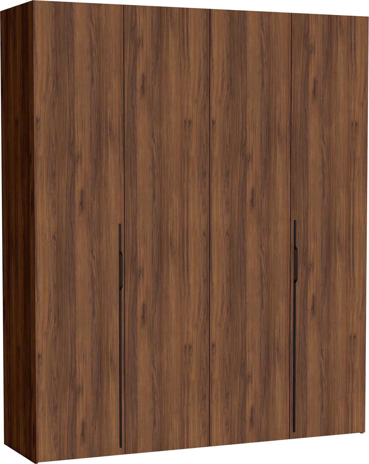 Selsey Bari – Kledingkast met 3 lades, 2-deurs, warmia notenhout, 170 cm