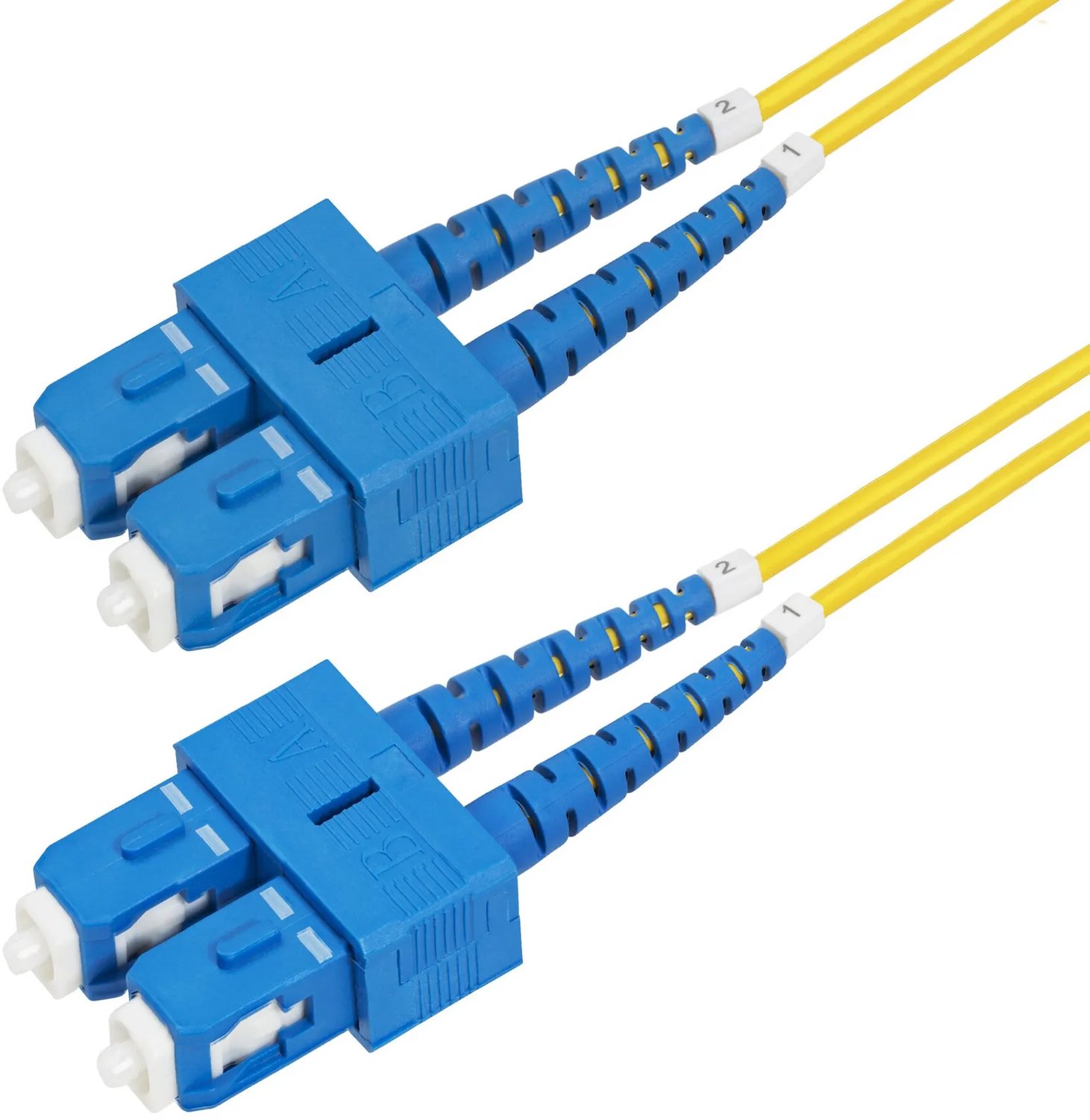 StarTech.com 1m SC naar SC OS2 Single Mode Duplex Glasvezel Kabel