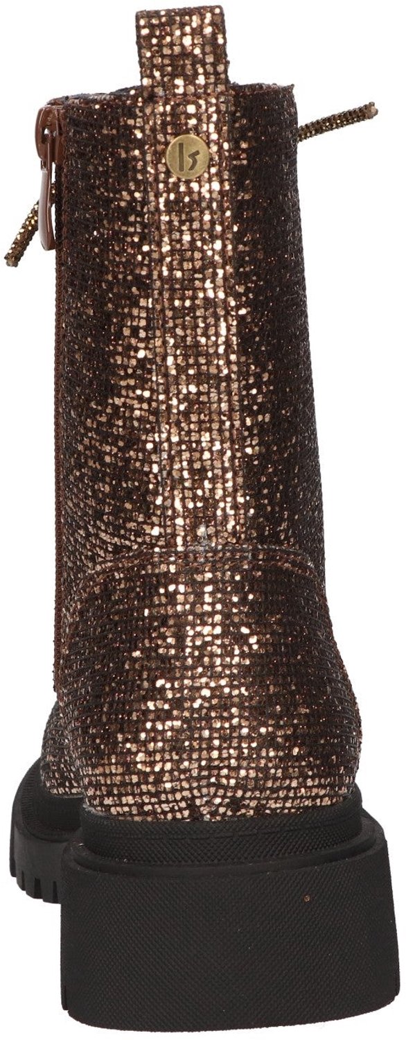 La Strada Veterboot Brons Glitter - Damesschoenen - Maat - 38