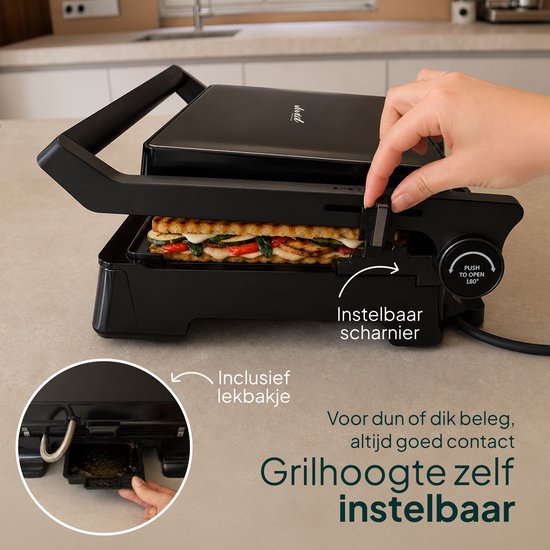 Tosti-ijzer Timer+ Zwart — afbeelding 5