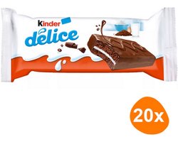 Kinder Delice chocolade cake - romige vulling - 20 stuks