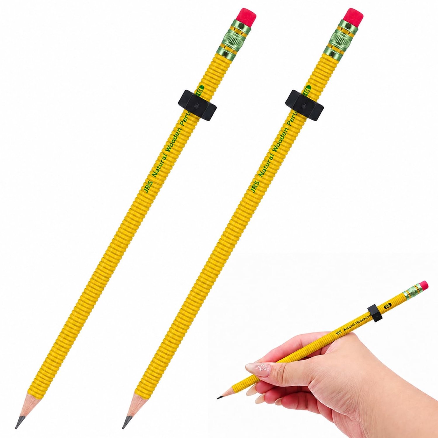 Set van 2 Fidgetpotloden met Schroefdraad - Creatieve Tactiele Ervaring