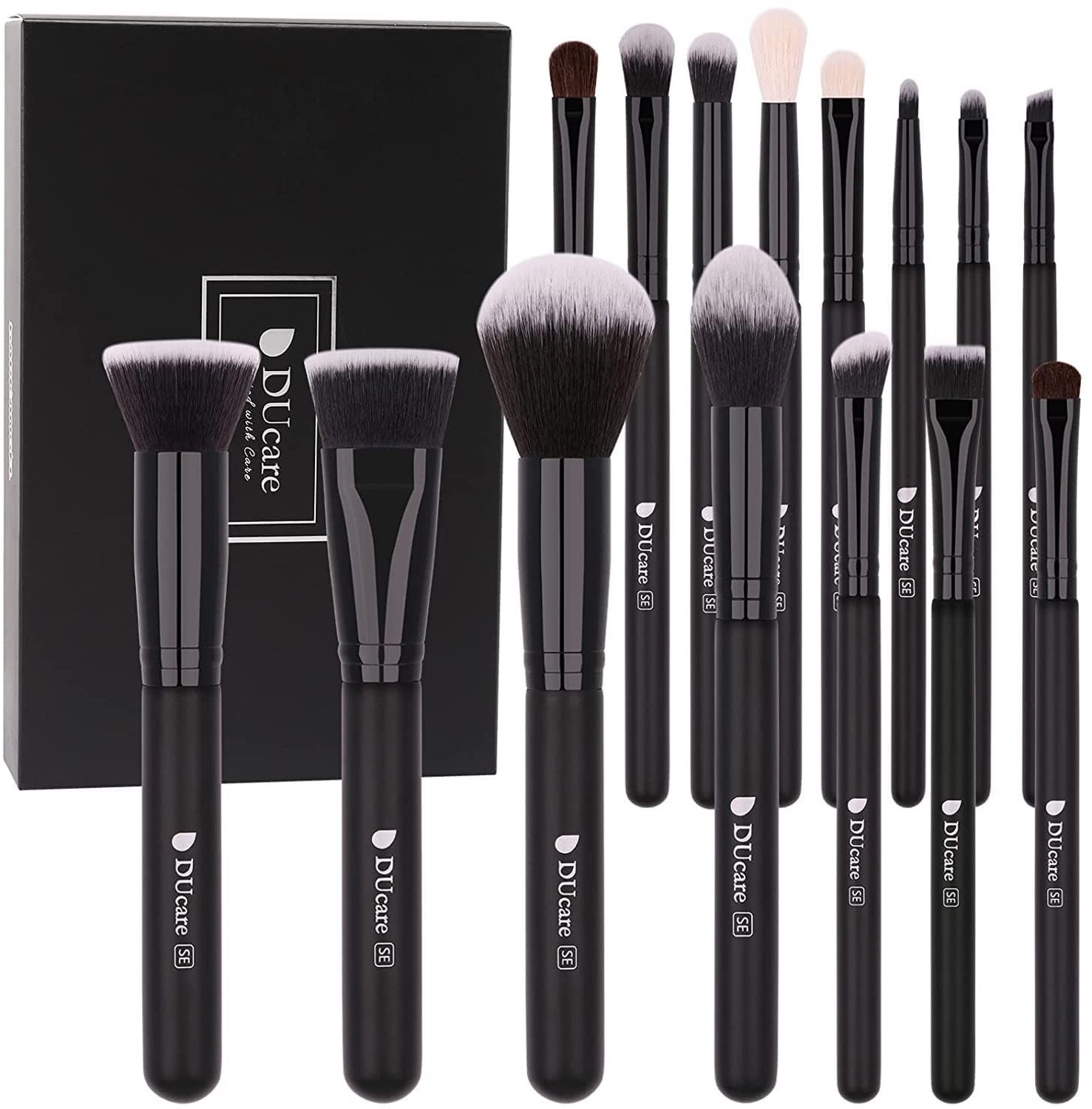 Professionele Make-up Borstelset met 15 Stukken voor Perfecte Afwerking