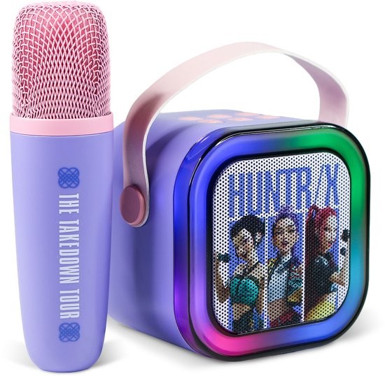 KPop Demon Hunters - draadloze microfoon en speaker - met lichteffecten en stemeffecten — afbeelding 4