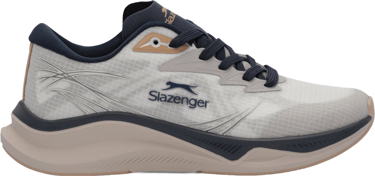 Slazenger Wilson Heren Sneakers - Grijs / Marineblauw