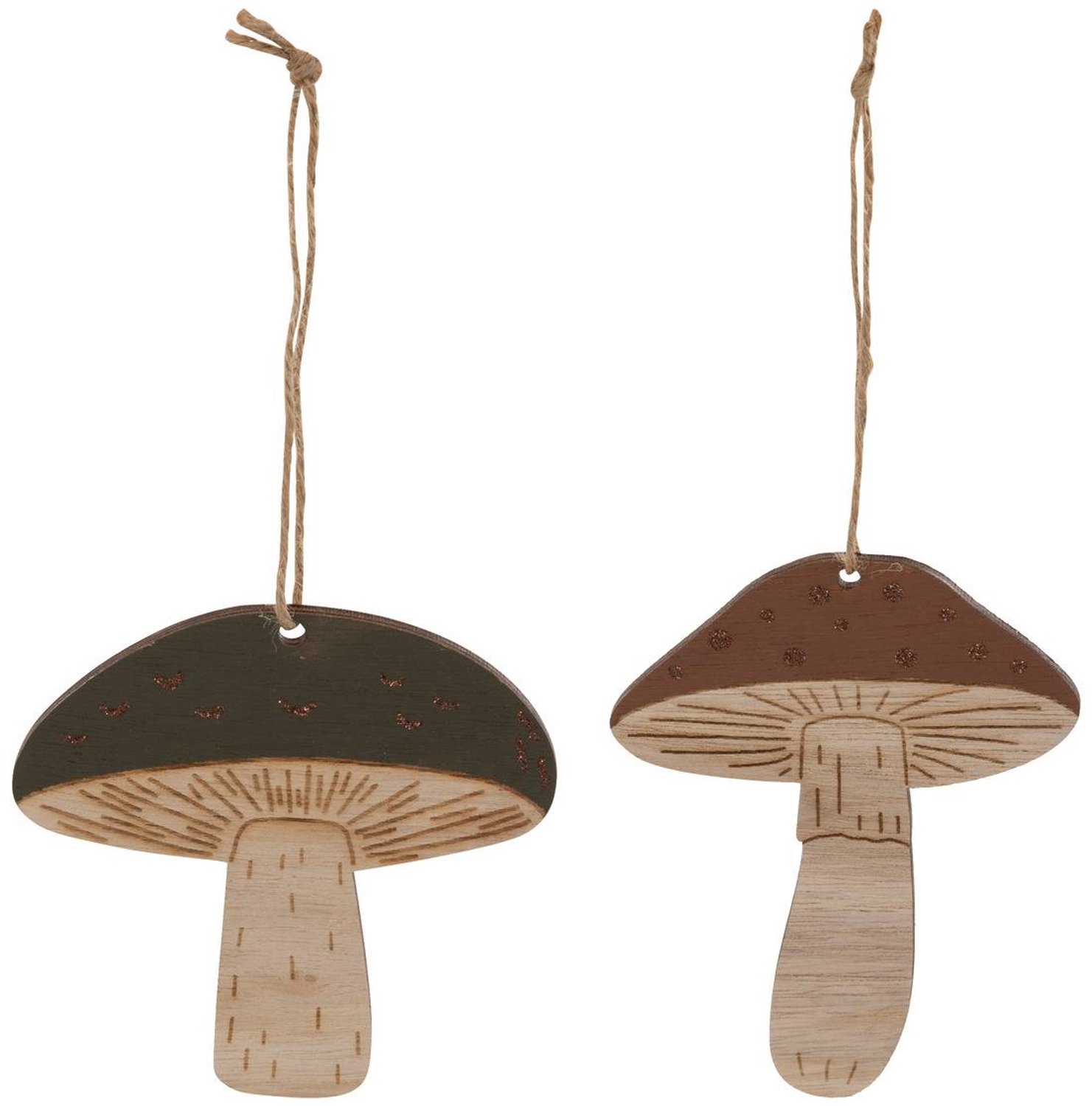 Atmosphera Créateur d'intérieur® SDN HOUT CHAMPI X2 BICO 12CM Multicolore