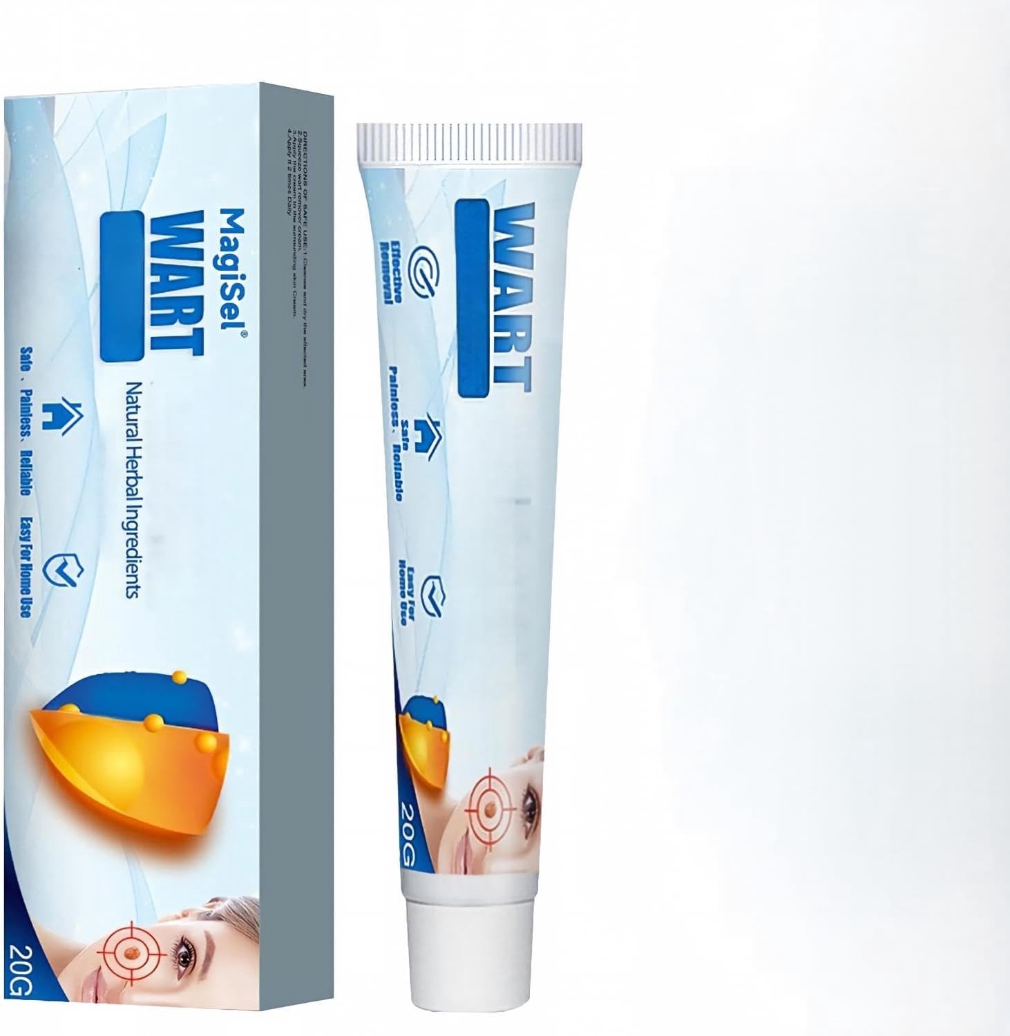 Zachte Huidverzorgingscrème voor Lokale Huidverzorging, Hydratatie, Bescherming, 20g