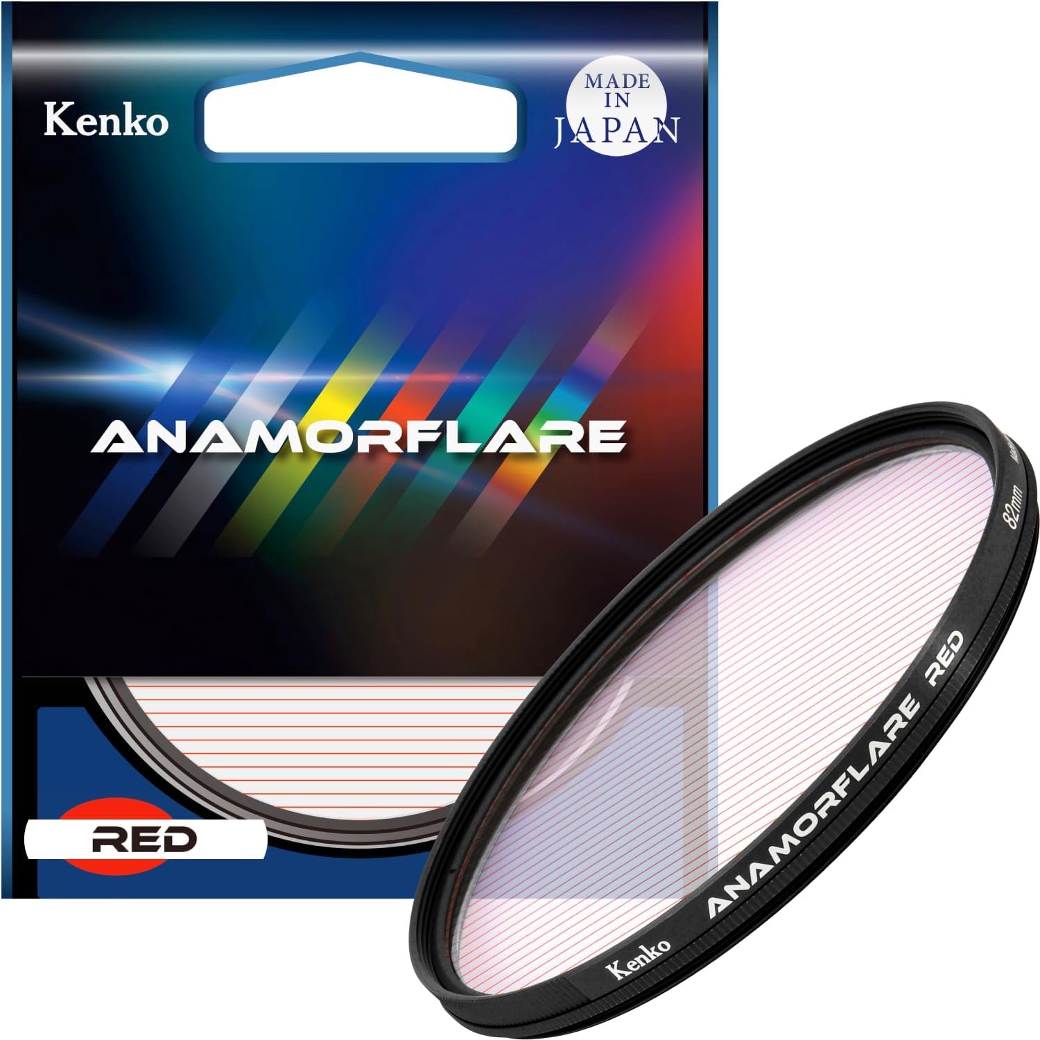 Kenko Anamorflare Rood Filter - Sfeervolle Lichteffecten (82mm)