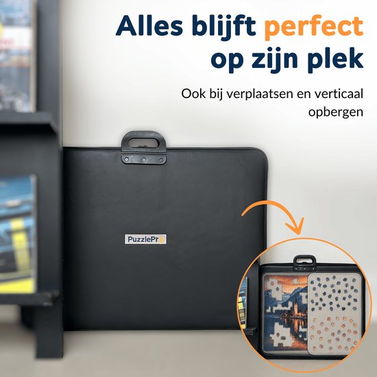 PuzzlePro Puzzelkoffer (Comfort) - 1000 stukjes - 73x53cm - Puzzelmap - Puzzelkoffer - Puzzeltafel - Portapuzzle - Puzzelbord - Puzzelmat - Puzzelplaat - Puzzelplank — cadeau in Spellen & Speelgoed - foto 5