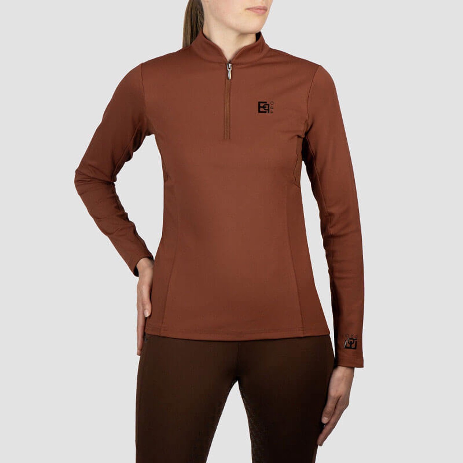 Trainingsshirt EQPRO Gigi Burnt Umber - M