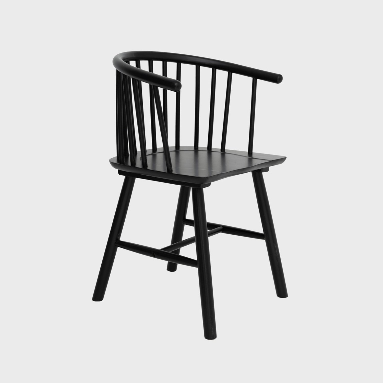 HOMLA Chair - PONTO - black wood - 45x54x77 cm - 739330