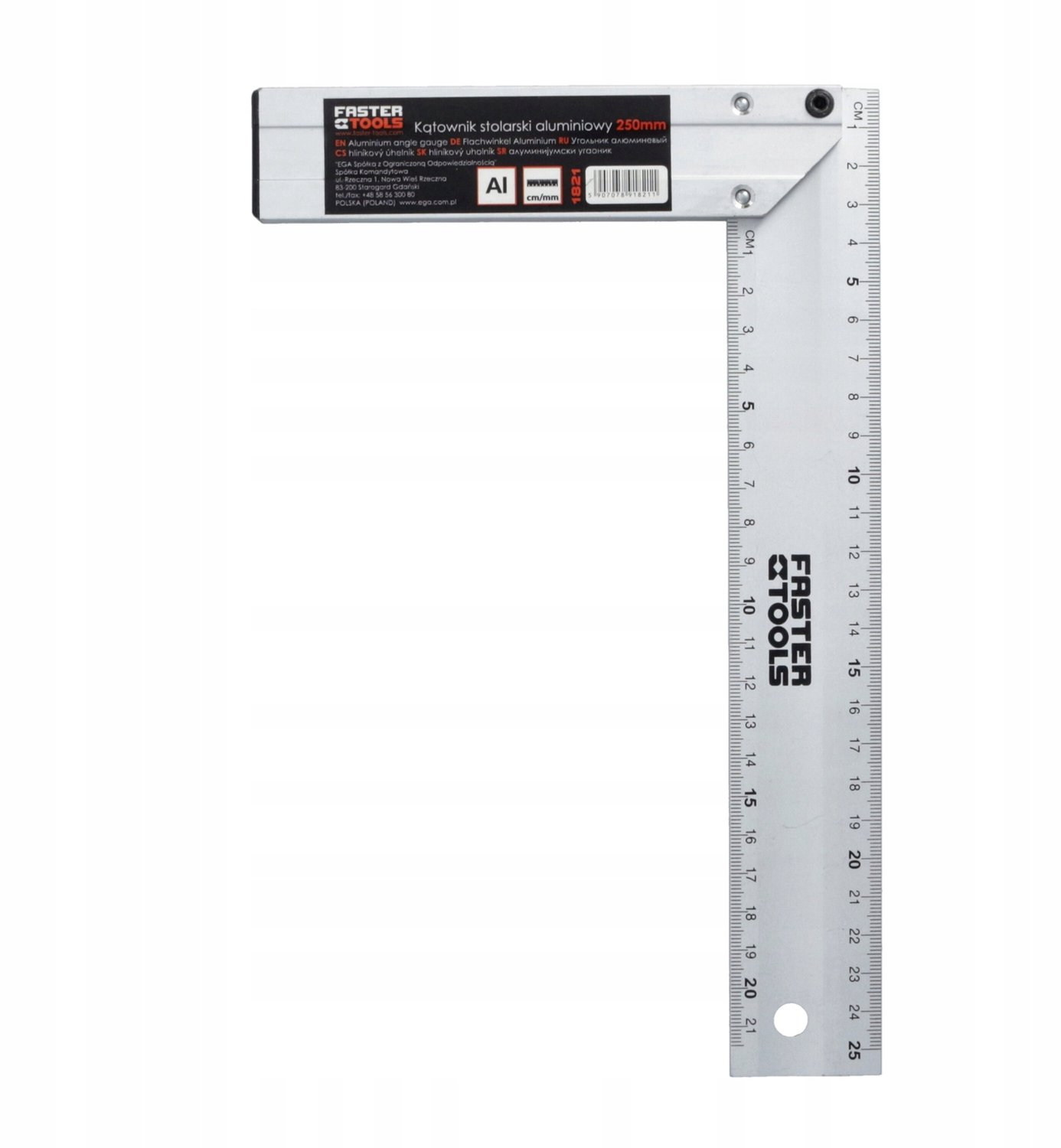 FASTER TOOLS Aluminium Winkelhaak 350mm