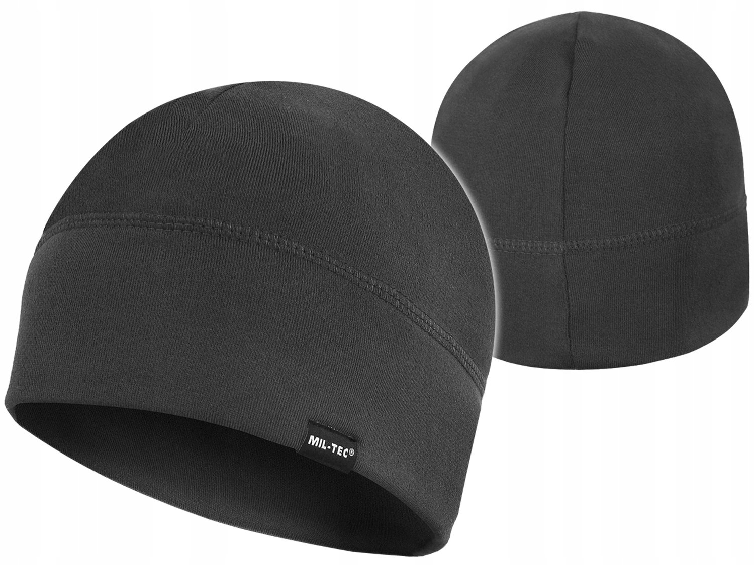 Mil-Tec Beanie Wintermuts Dames Heren Zwart Polar Thermo-actief