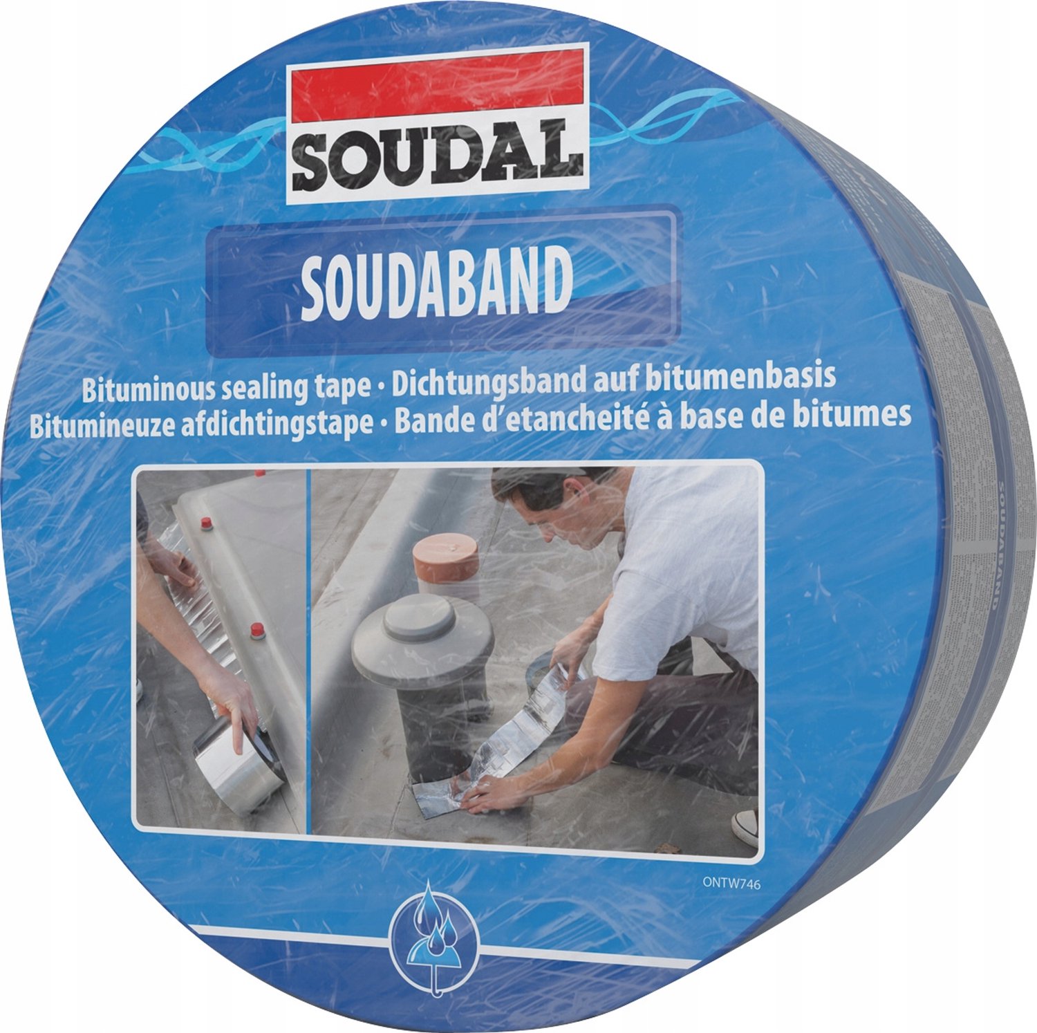 Soudal Soudaband Dakafdichting Tape 30cm x 10m Bruin