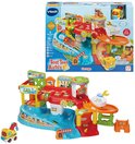 VTech Toet Toet Auto's speelgoedgarage met liften, wasstraat en helikopterplatform. Inclusief auto's en accessoires.