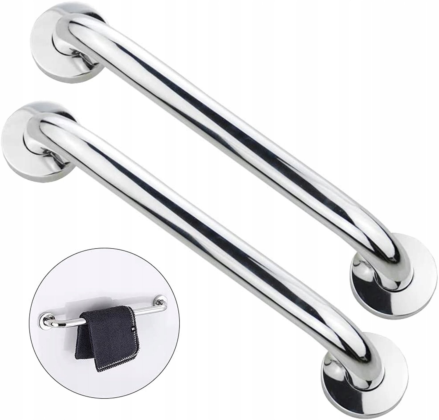 Badkamer Handgreep - Douche & Bad - RVS 304 - 30cm