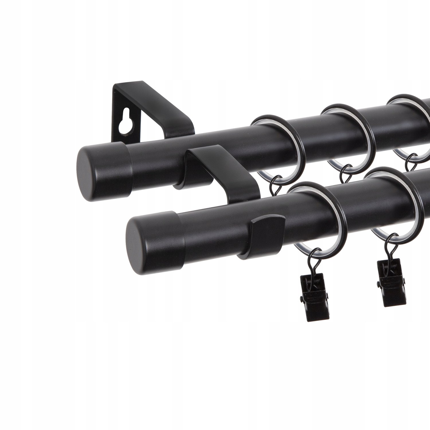 Merkloos Dubbele Gordijnroede 240 cm - Configureerbaar