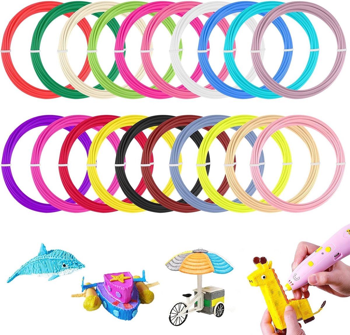 3D pen filament PLA 1.8mm 6D print pen filament - ShopVlot