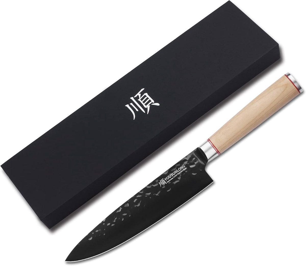 YOUSUNLONG Chef's Knife 203mm - Japanese Kitchen Knife Made of AUS8 Stainless Steel with High Carbon Content - ShopVlot