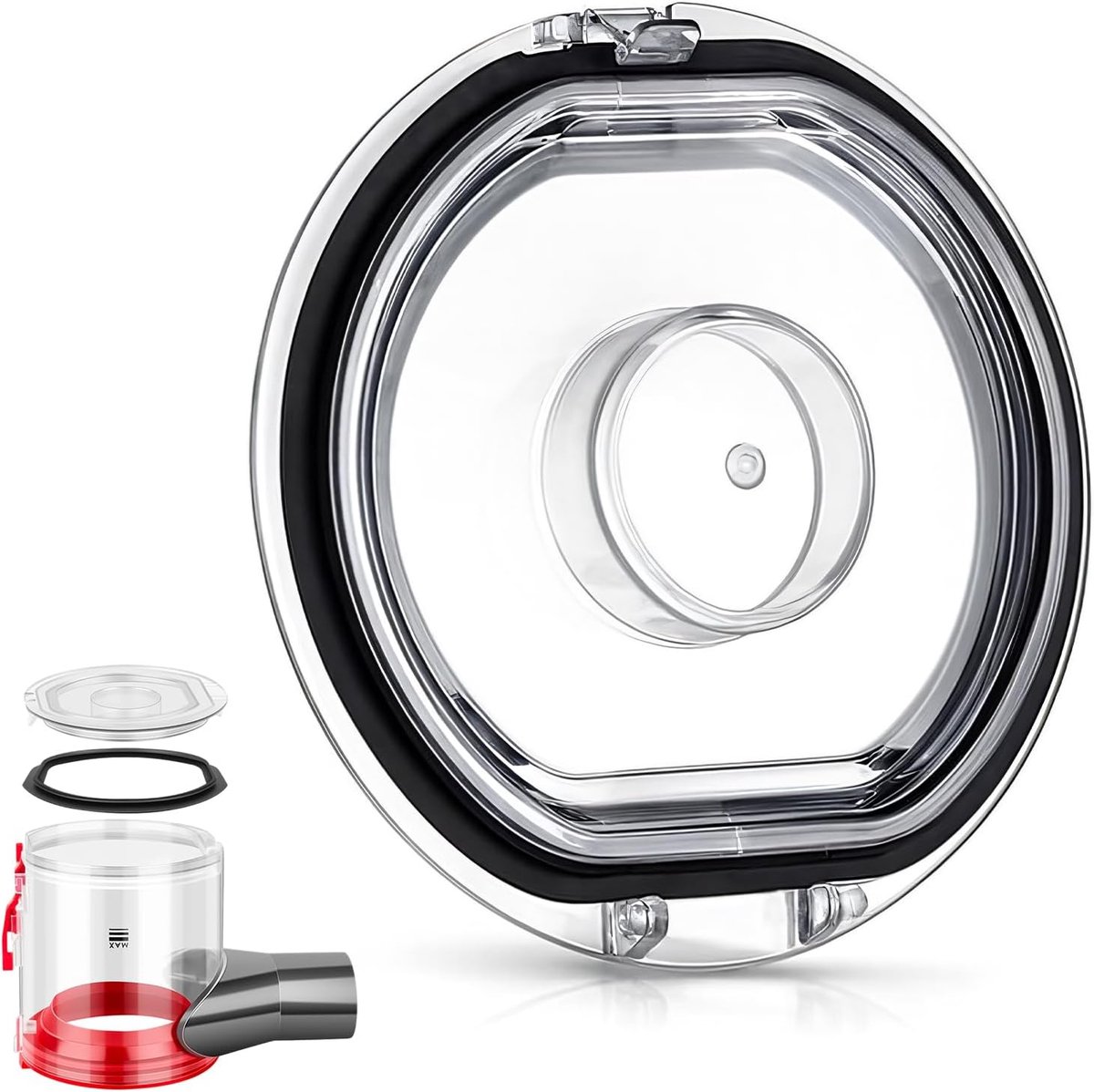 Dust Bin Lid Compatible with Vacuum Cleaner V7 V8, Dust Tank Lid Replacement Part with Seal, Easy and Durable - ShopVlot