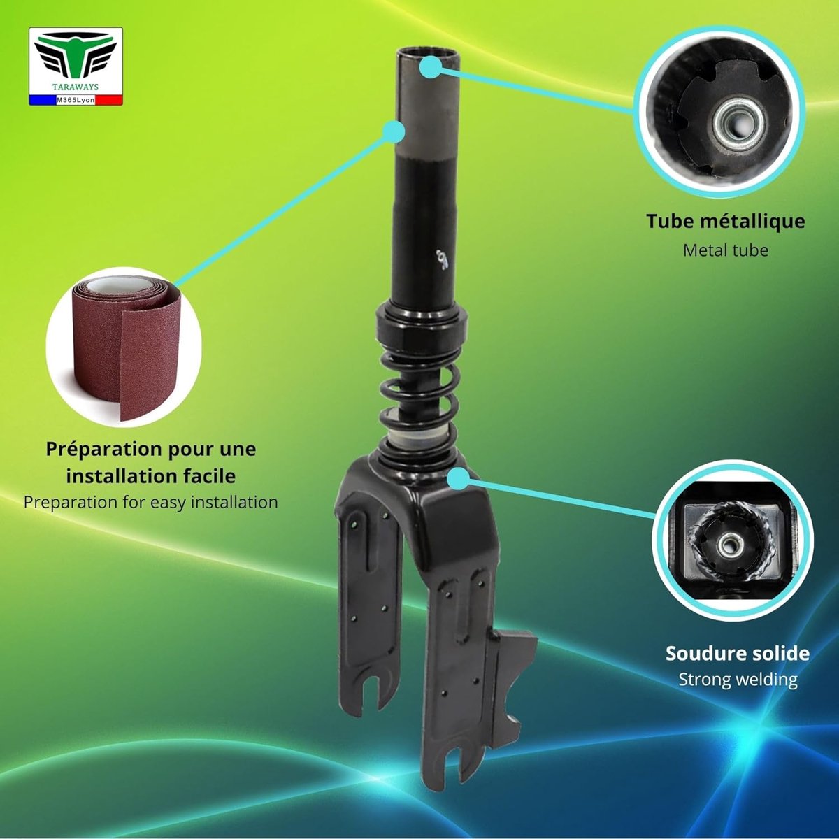 Front fork for Ninebot F2 Pro electric scooter - ShopVlot