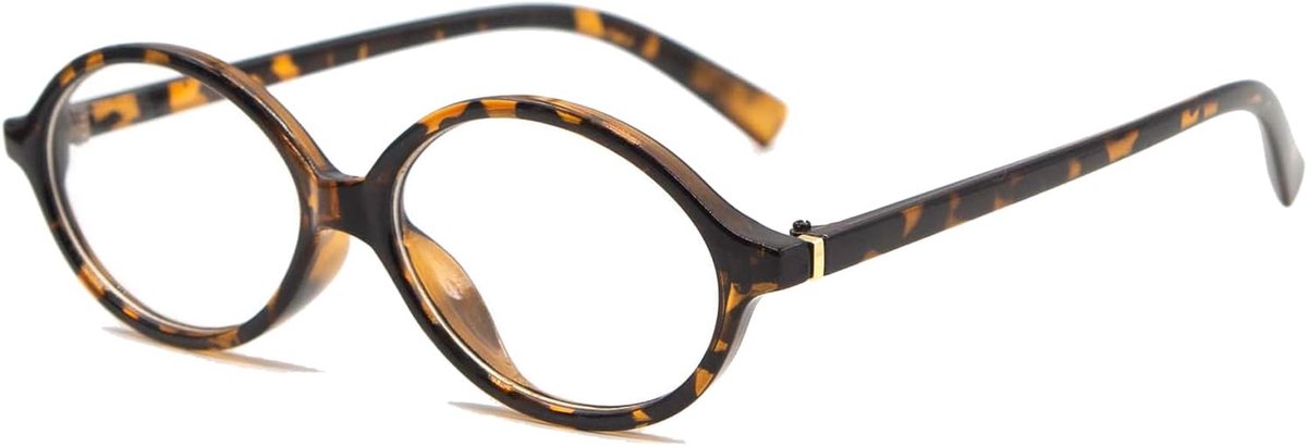 Blauw licht ovale brillen - heldere lenzen - unisex - beschermend voor computerscherm - ShopVlot