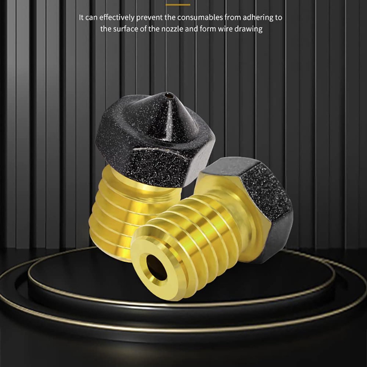 3D Printer Nozzles 0.4mm - PTFE Coating - Vermindert verstoppingen - Geschikt voor verschillende 3D printers - ShopVlot