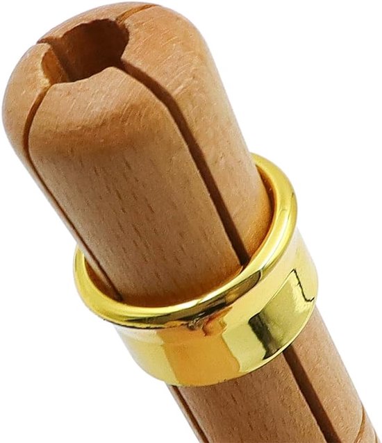 SnelShoppen - Houten Snooker Keu Tip Clip Kit - Billiard Keu Reparatie Tool met Spiral Schuurmiddel voor Het Vervangen en Polijsten van Keu Tips van Snelshoppen — afbeelding 3