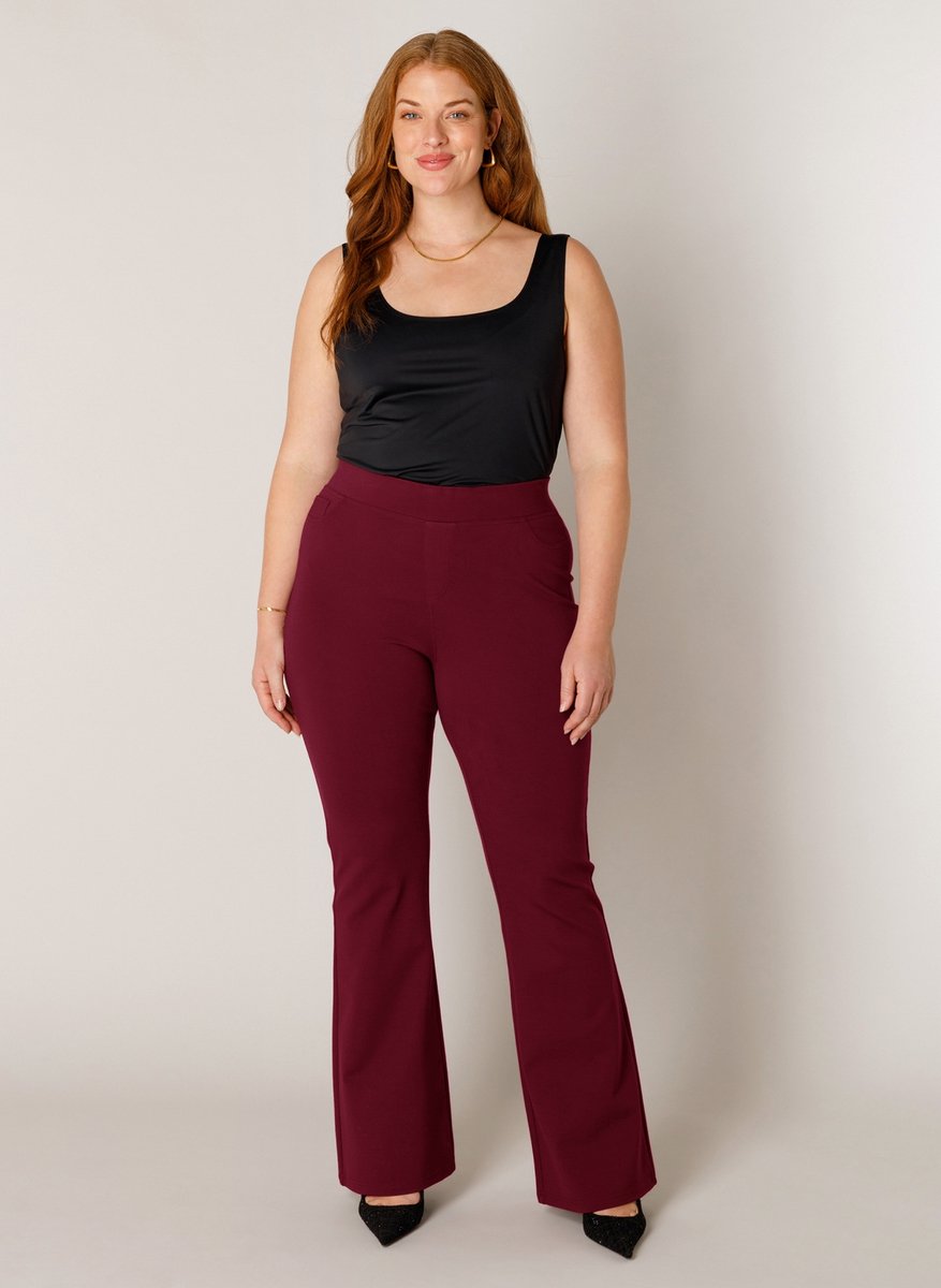 BASE LEVEL CURVY Allie Tregging - Wine Red - maat 1(48)