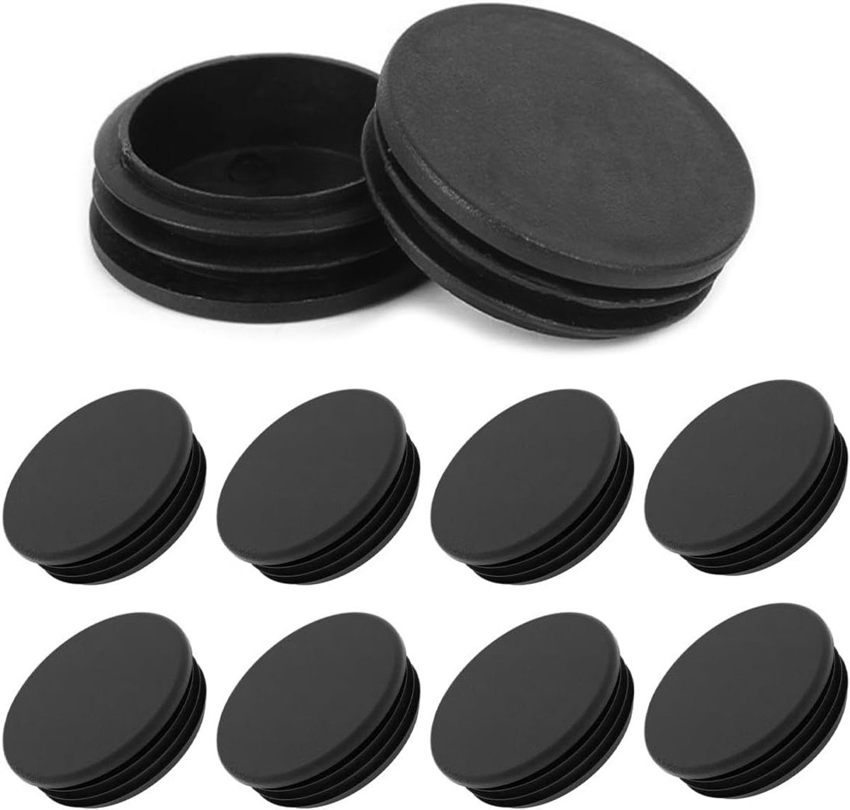 Plastic buiskappen 40mm - PE kunststof eindkappen - voor ronde buizen - bescherm uw meubels - ShopVlot