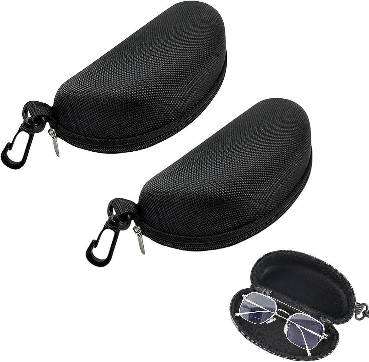 Zonnebril Organizer 2 Stuks - Grote Brilhoes - Draagbaar - Ideaal voor Reizen - ShopVlot