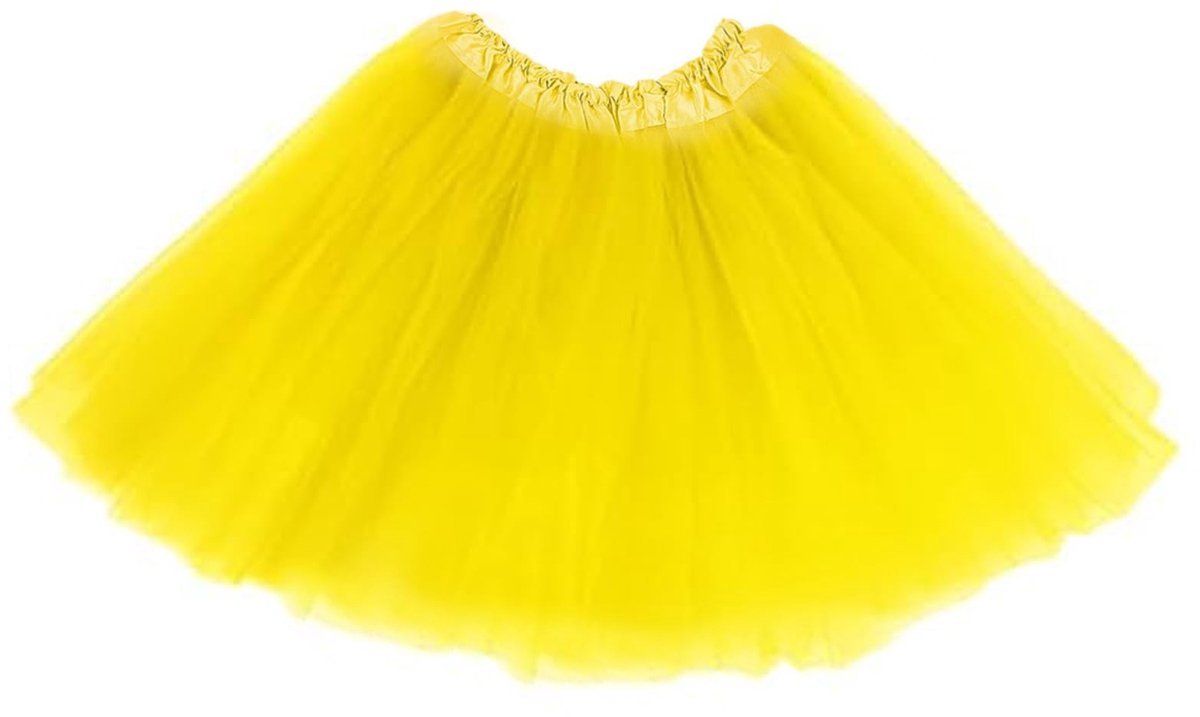 Solidchoice - Tutu Rok voor Meisjes met 3 Laagjes Tulle