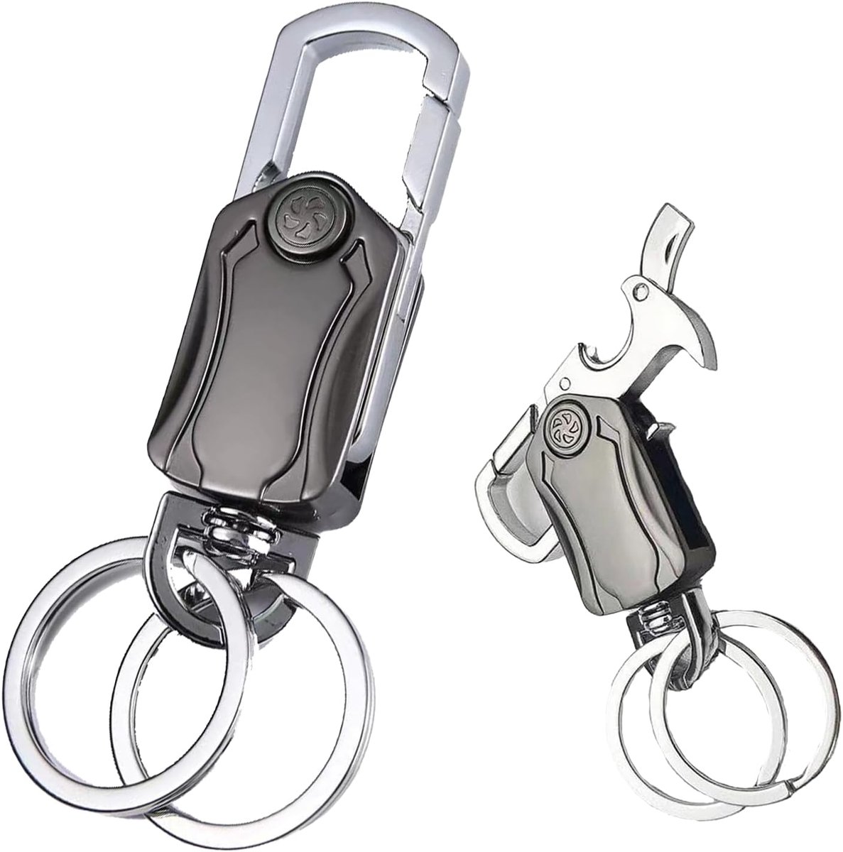 sleutelhanger carabiner - multifunctioneel - met flesopener en mes - ideaal voor onderweg - ShopVlot