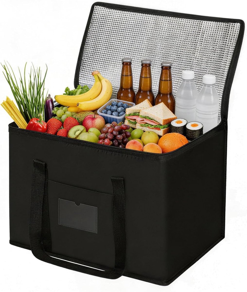 Koeltas 50 liter - opvouwbaar - Oxford-weefsel - thermotas voor picknick - ShopVlot