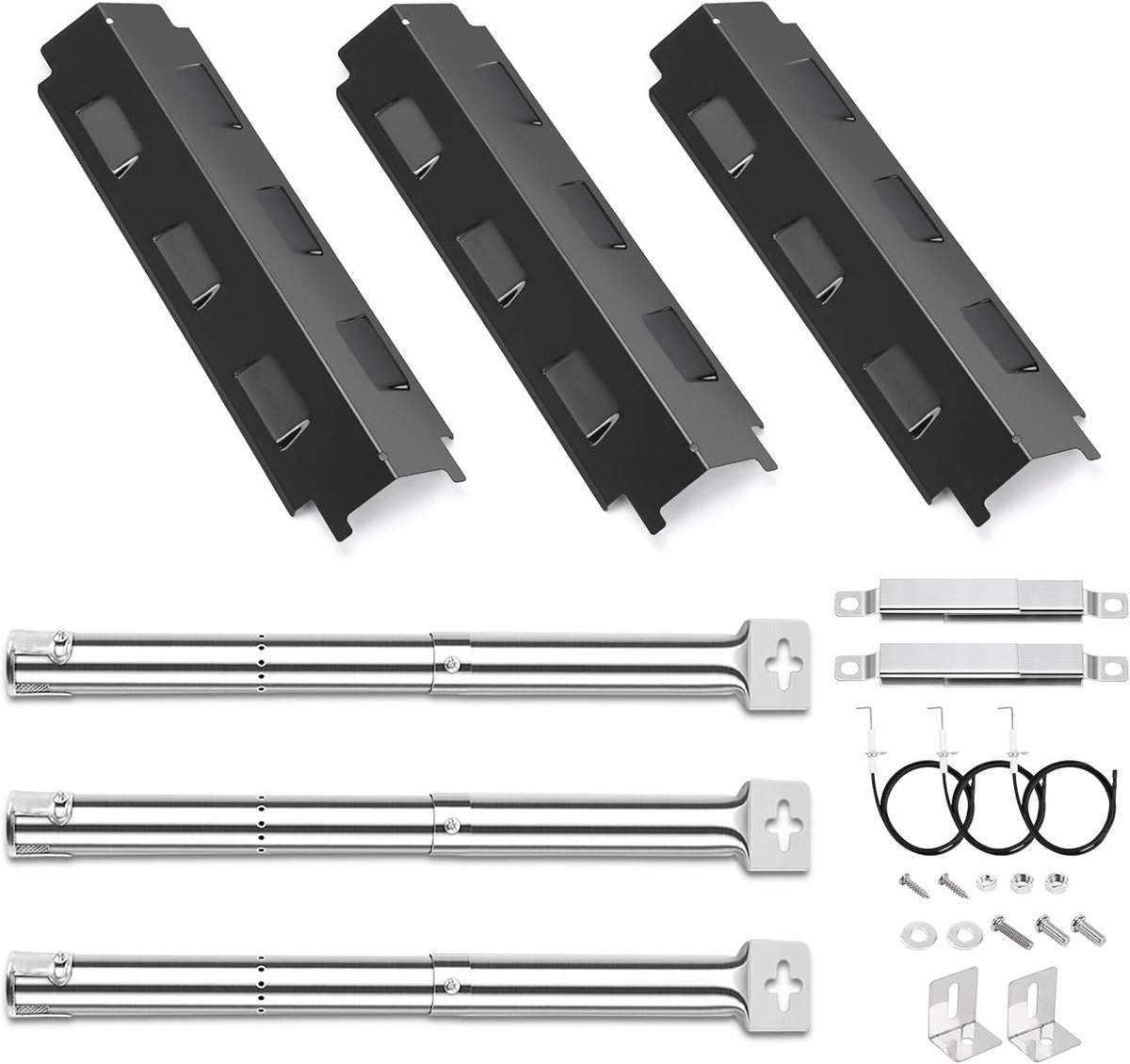 Gasbarbecue onderdelen - 31-45 cm brander - vervangingsset - ideaal voor meerdere modellen - ShopVlot