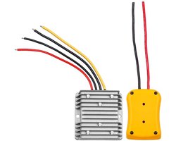 Batterijadapter voor Dewalt-accu met 20 V naar 12 V neerwaartse omvormer, omvormer voor golfwagen, RC, auto, vrachtwagen, licht, DIY