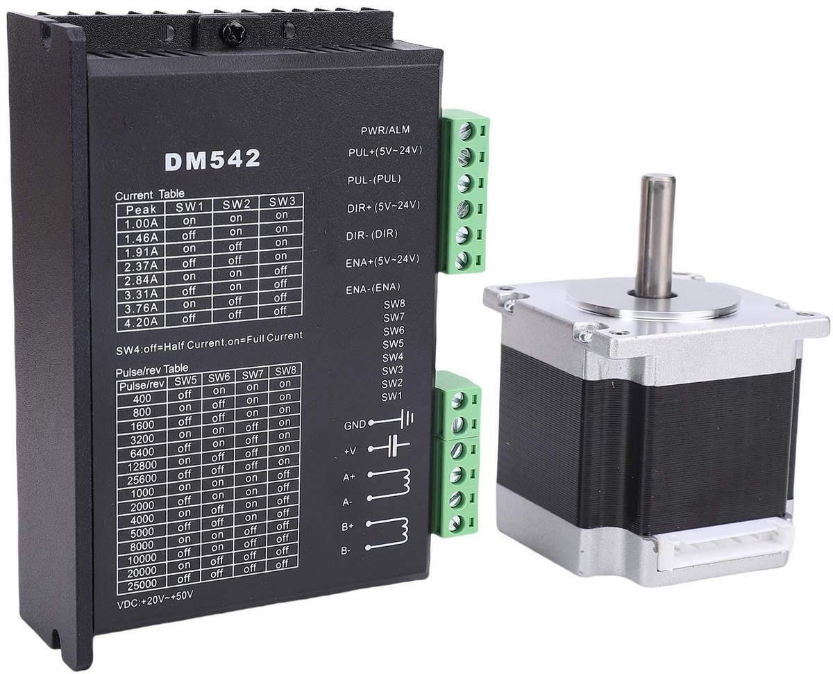 Solidchoice - DM542 Stappenmotor met Gesloten Lus voor CNC-toepassingen