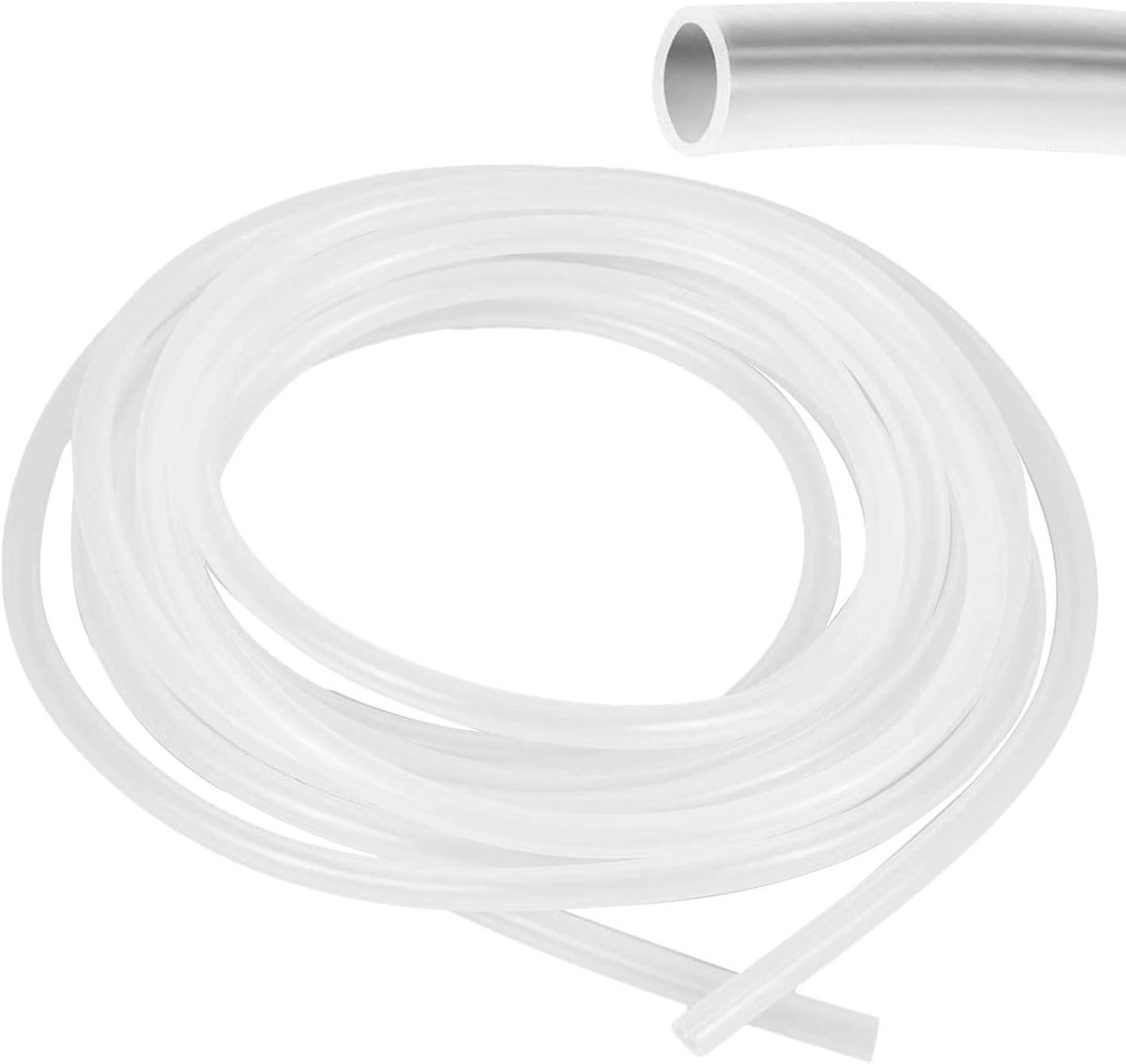 2m Silicone Hose, 6mm ID x 10mm OD Transparent Food Safe Hose, 6mm x 10mm Transparent Water Hose Tube, Flexible - ShopVlot
