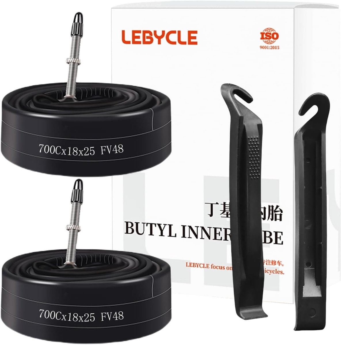 Inch Bicycle Inner Tubes, 2 Pack 20 26 27.5 29 1.7-2.15 Inch 700C 18-25C, Schrader and Presta Valve48, for MTB Road - ShopVlot