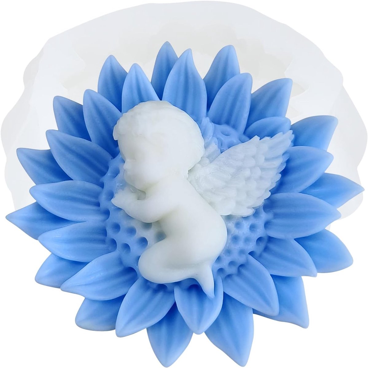 XIAOSHUI Flower Baby Candle Shape Flower Baby Resin Casting Silicone Molds for Candles Making Aromatherapy Candles - ShopVlot