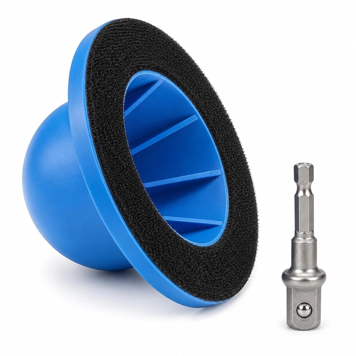 Wielnaafslijper Ø 150 mm voor effectieve reiniging van velgen, roestverwijdering en vuilverwijdering met adapter en binnendiameter 90 mm
